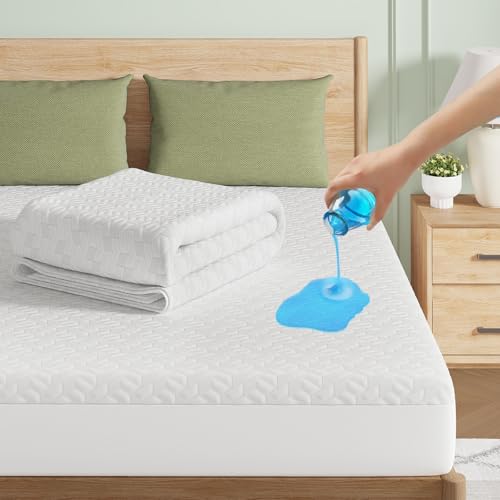 Twin 8 Inch Gel Memory Foam Mattress with Waterproof Protector U553