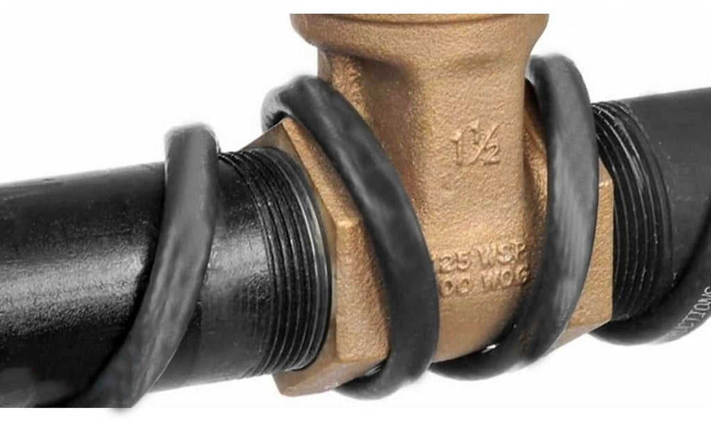 Black 30' Pipe Trace Cable with Stat and Plug Z43017