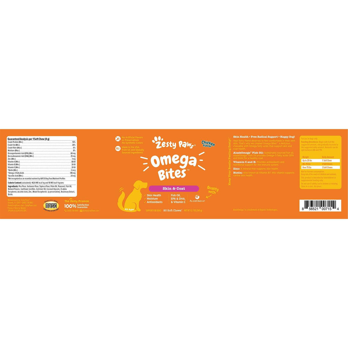 Omega Bites for Dogs Skin N154