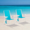 Teal Bungee Beach Chair 2-Pack W553