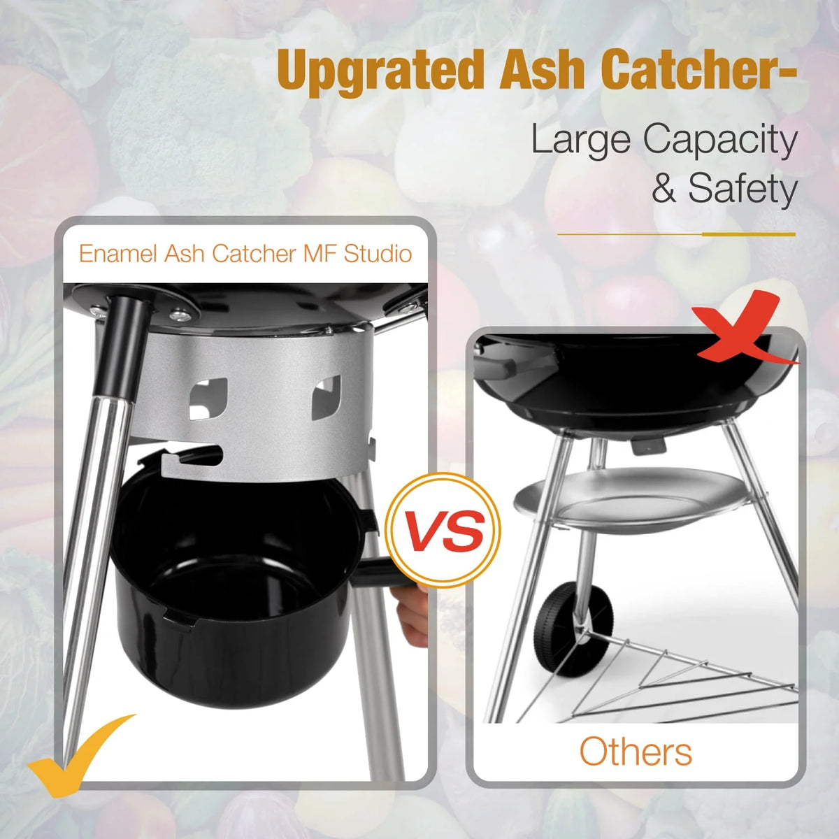 Portable Charcoal BBQ Grill R717