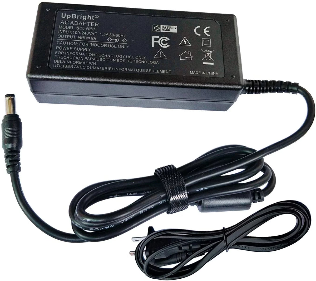 12V AC / DC Adapter Power Supply Cord Cable Charger P31494