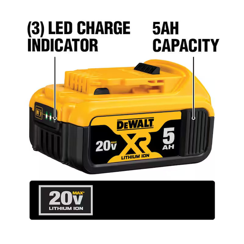 20V MAX XR 5.0Ah Lithium-Ion Battery Pack (7-Pack) G2603