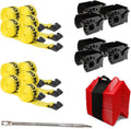 37 Pieces 4 Inch Flatbed Tie Down Kit Z664