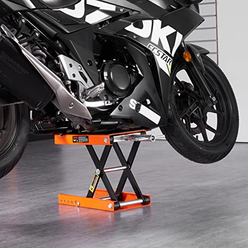 1100 LBS Steel Motorcycle Scissor Lift Jack with Safety Pin W335