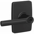 Matte Black Door Lever Set B6591