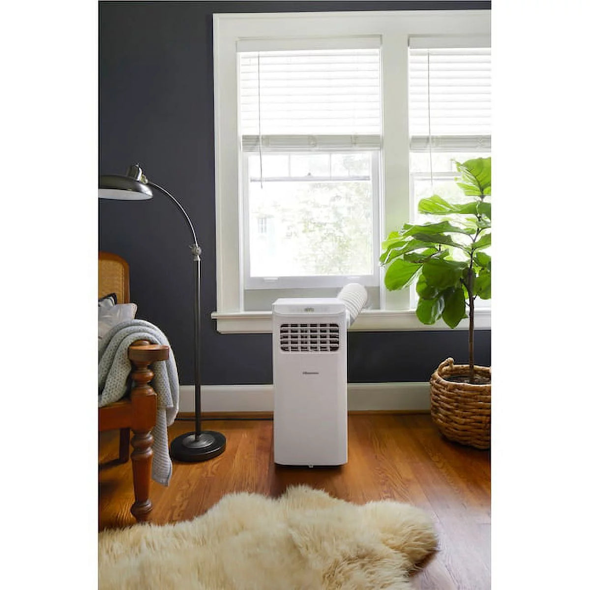 White 6000-BTU Portable Air Conditioner Y196702