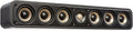 Black Slim Center Channel Speaker with 1" Tweeter and 3" Woofers E56397