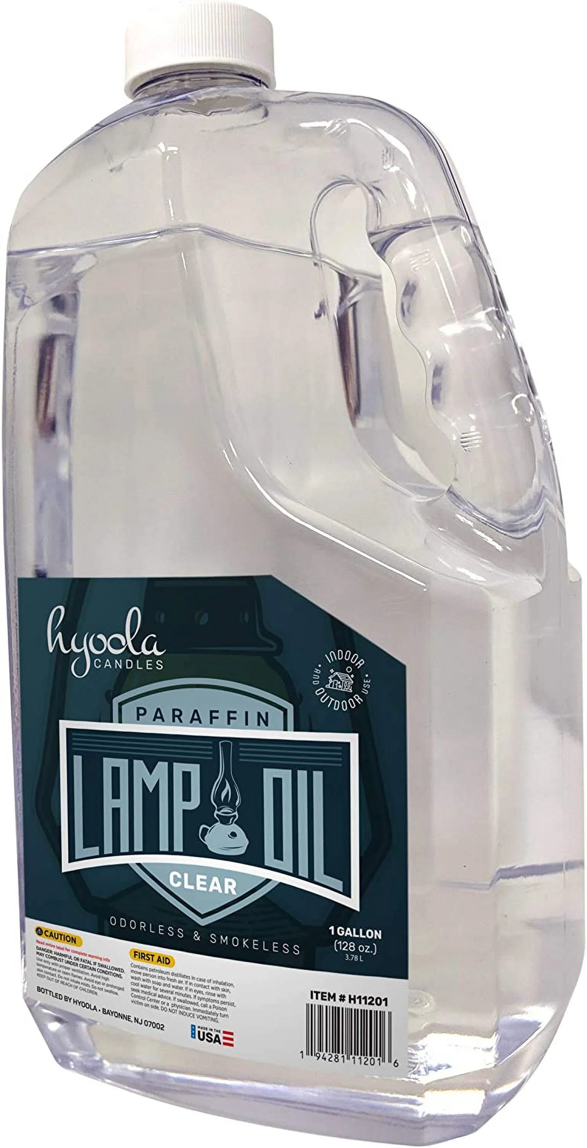 Clean Smokeless Liquid Paraffin Lamp Oil, Clear, 1 Gallon S81468