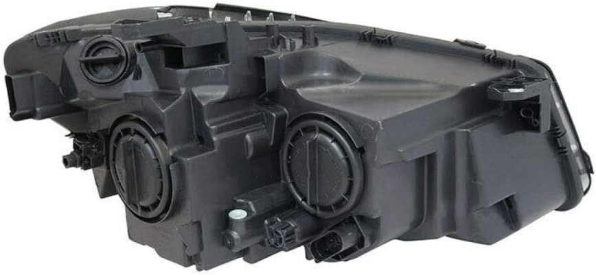 Passenger Side Headlight Assembly Black Housing E3931