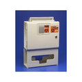 Beige Locking Wall Cabinet with 5Qt Sharps Container E178