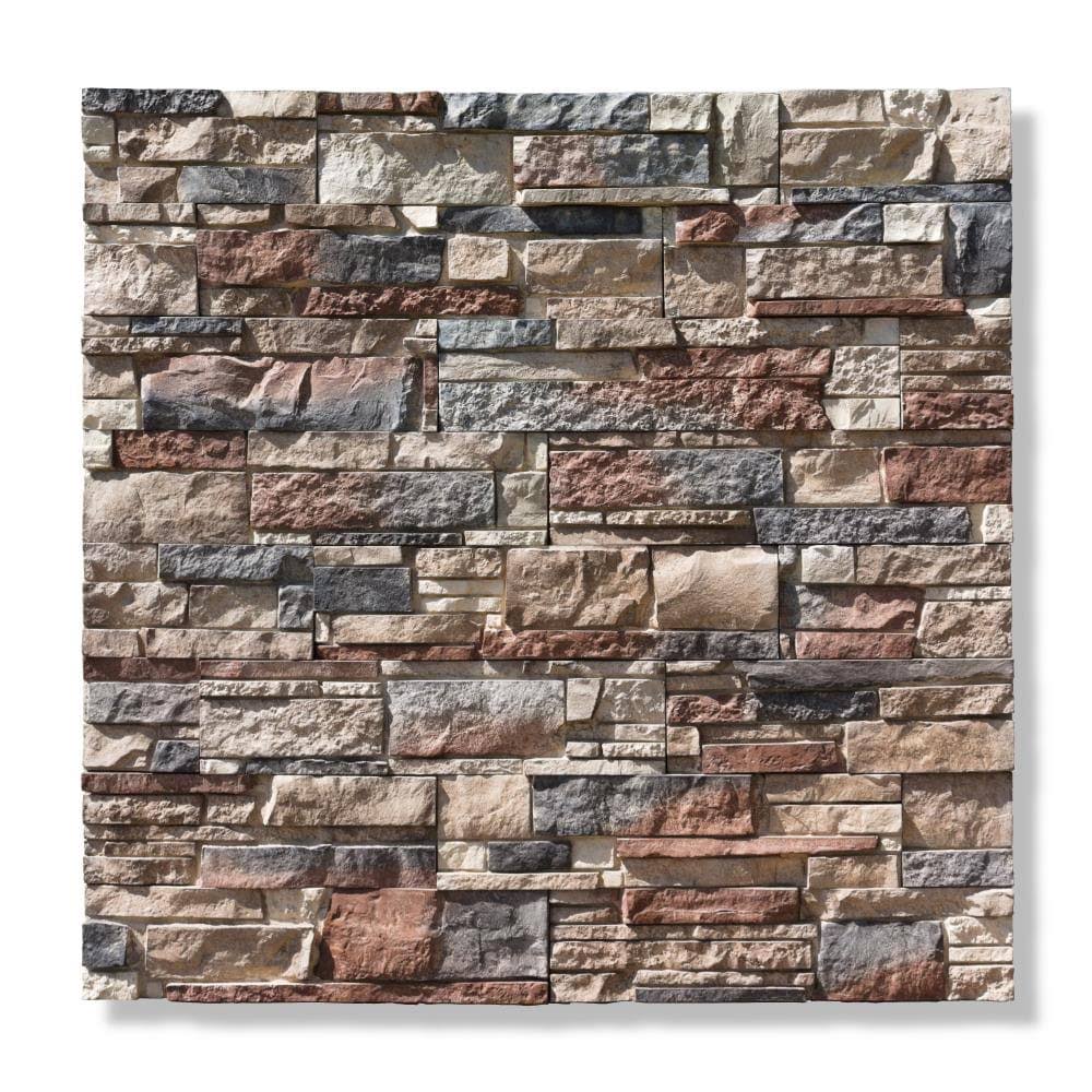 8-sq ft Manufactured Stone Veneer Panel W825