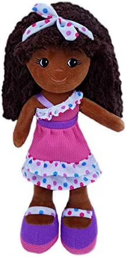 Purple Ruffles Soft Doll, 14" N806