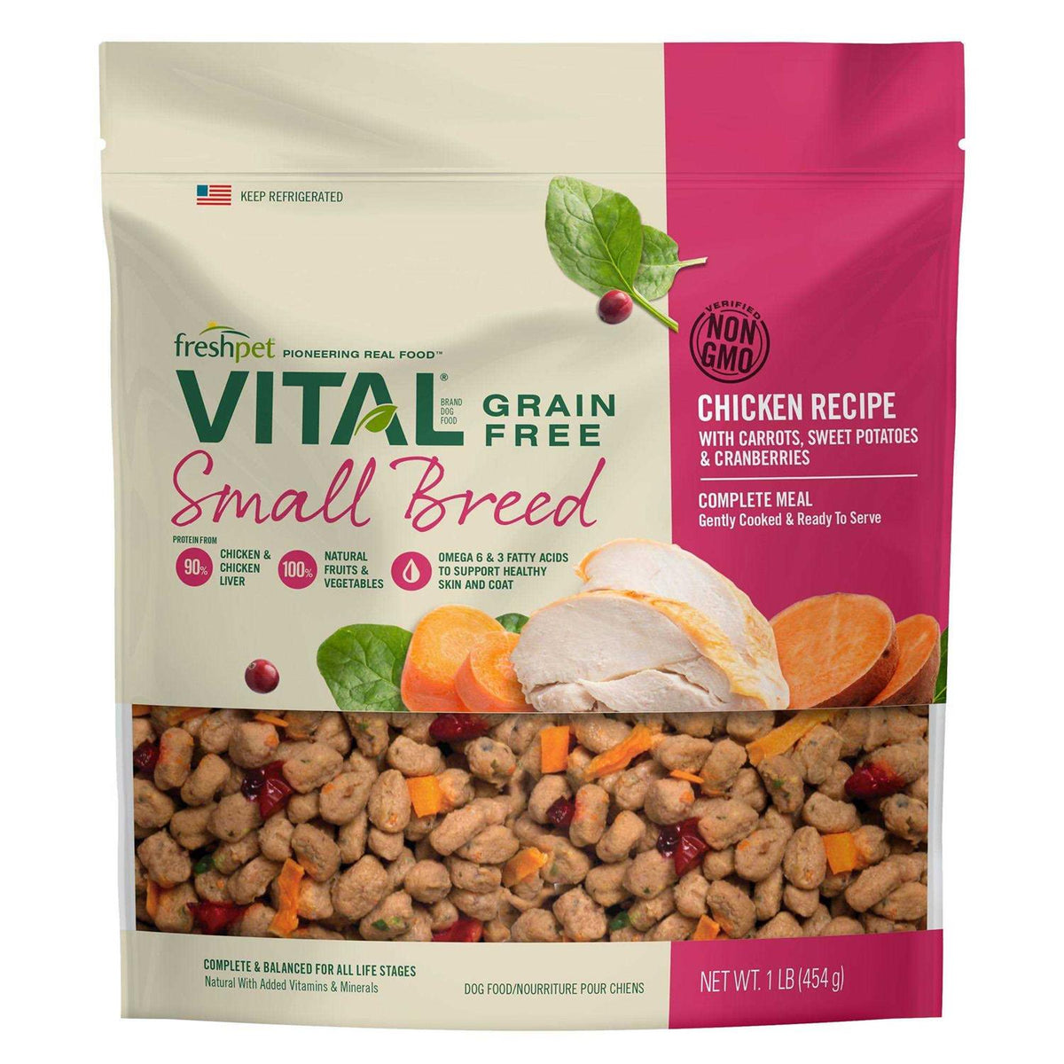 Grain-Free Chicken Fresh Small Breed Dog Food A312750