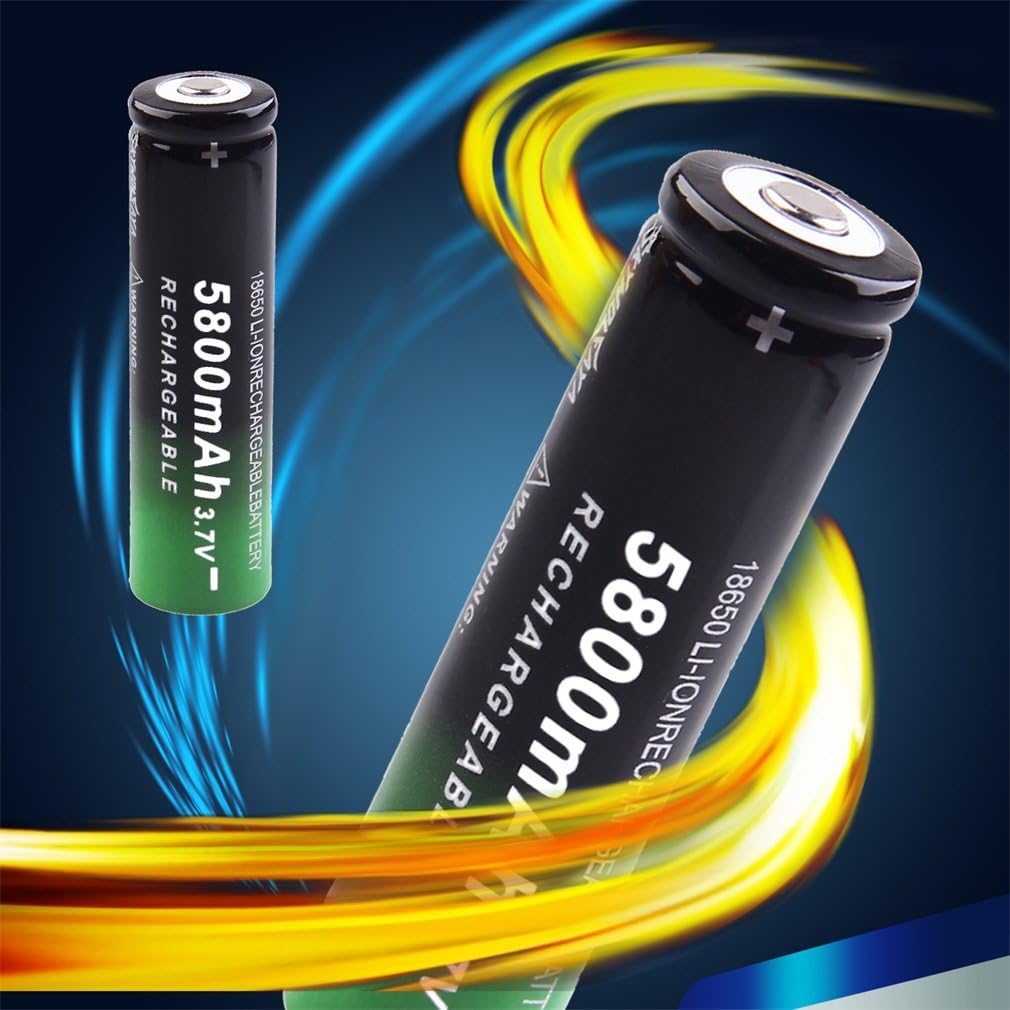 50 Pack 18650 Rechargeable 5800mAh 20A 3.7V Button Top Li-ion Batteries A205982
