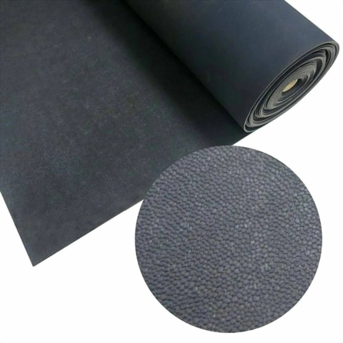 Black 1/8 in Rubber Runner Mat M972