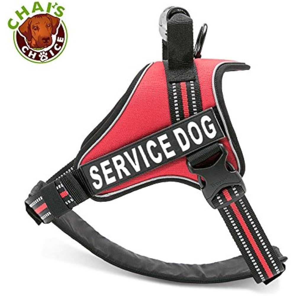Service Dog Harness with Reflective Patches and Handle F74956