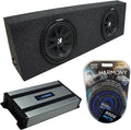Dual 10 Sub Box Enclosure & Amp V59780