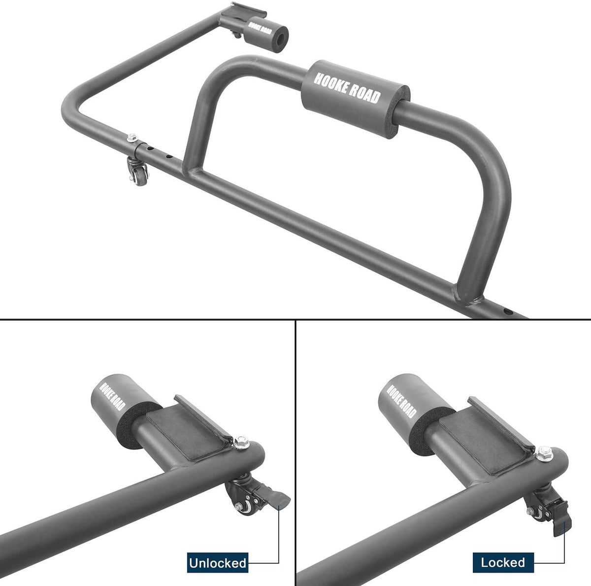 Hard Top Stand Cart Roof Storage Sliding Rack G41353