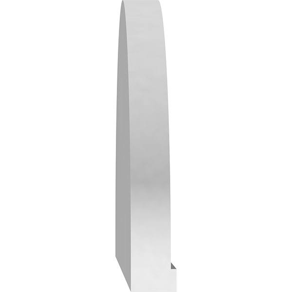 Elliptical Sunburst Architectural Grade PVC Pediment F980