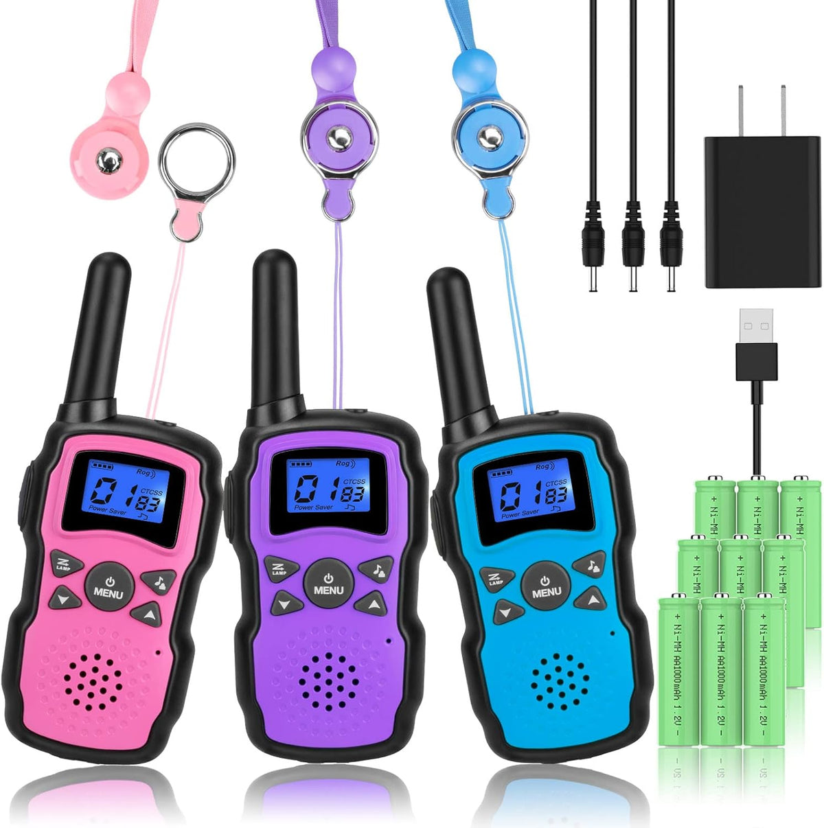Rechargeable 3 Pack 2 Way Radio Z477868
