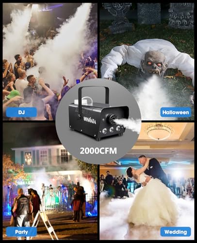 600W Smoke Machine with RGB LED Lights and Remote Control A1418