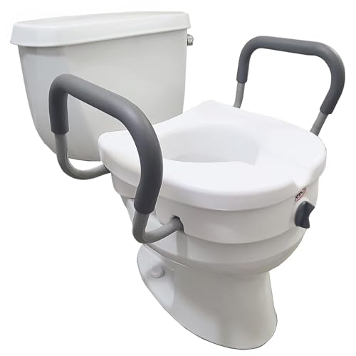 5" Raised Toilet Seat with Arms J628632