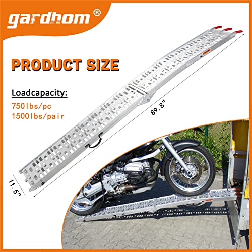 Aluminum Folding Loading Ramps with Handle L810116