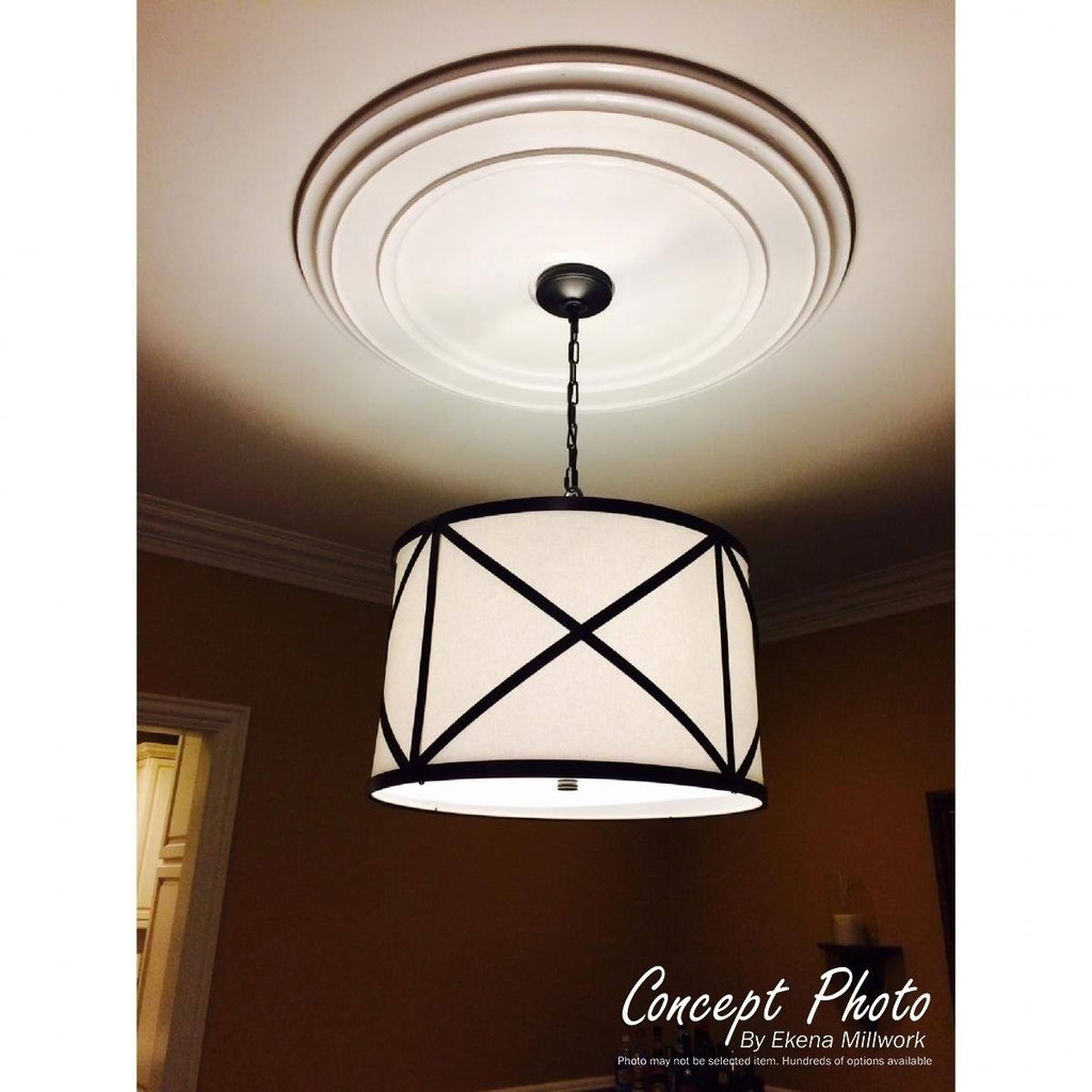 Hand-Painted Deco Ceiling Medallion Y6806