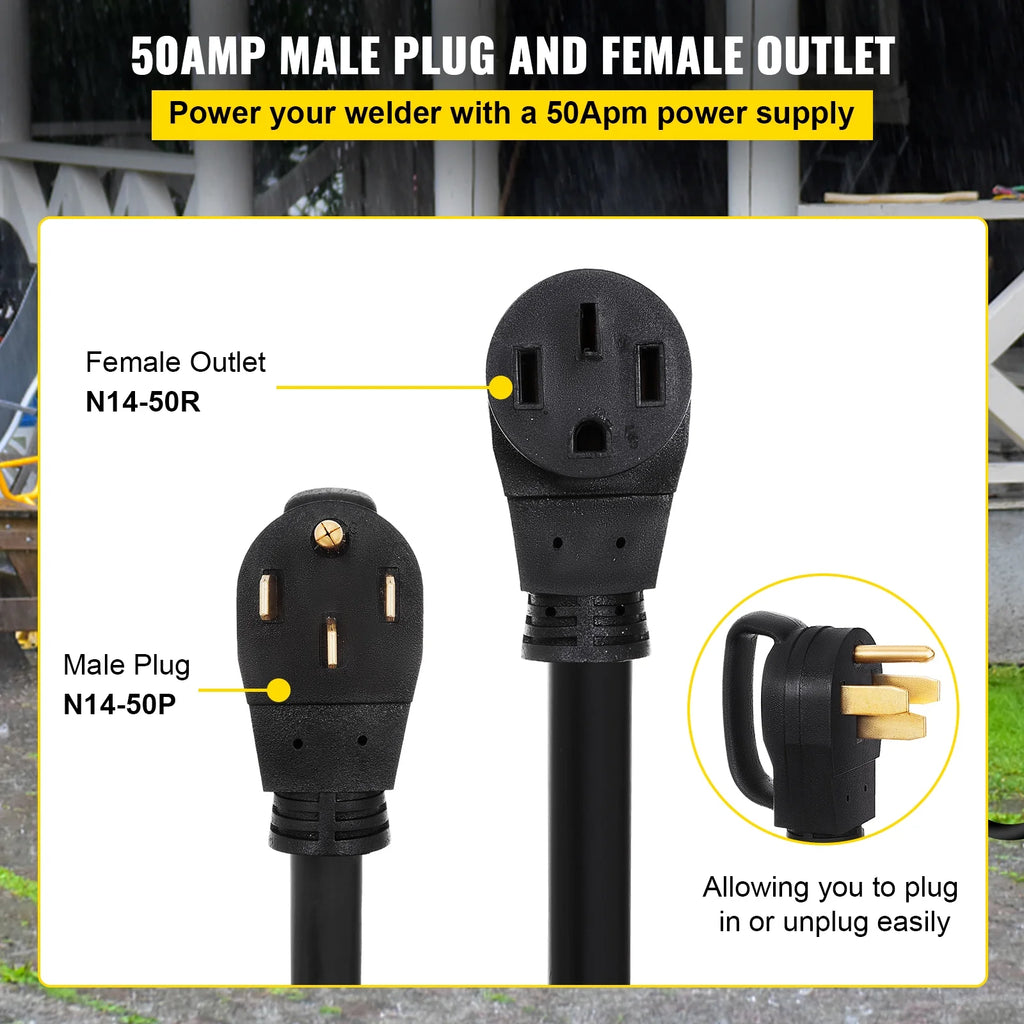 50 ft 50 Amp RV Extension Cord with Molded Connector B32660