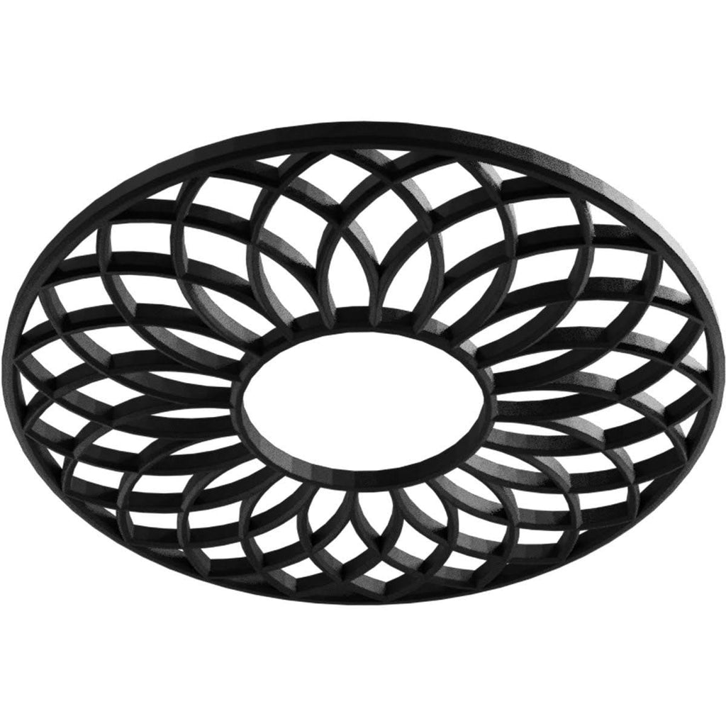 40x22OD x 13 5/8x22ID x 1x22P PVC Pierced Ceiling Medallion I2319