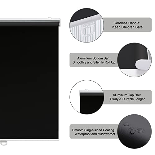 Cordless Blackout Roller Shades E859