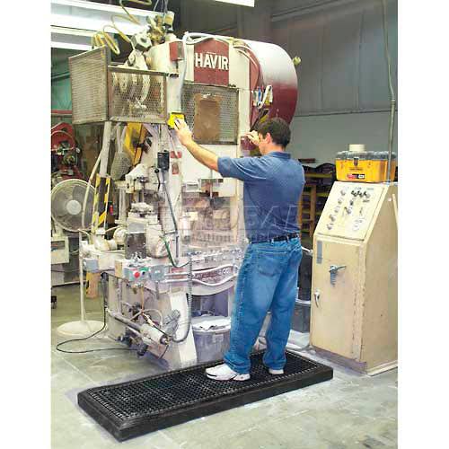Anti-Fatigue Mat 7/8 Thick 3' x 3' Black B34315