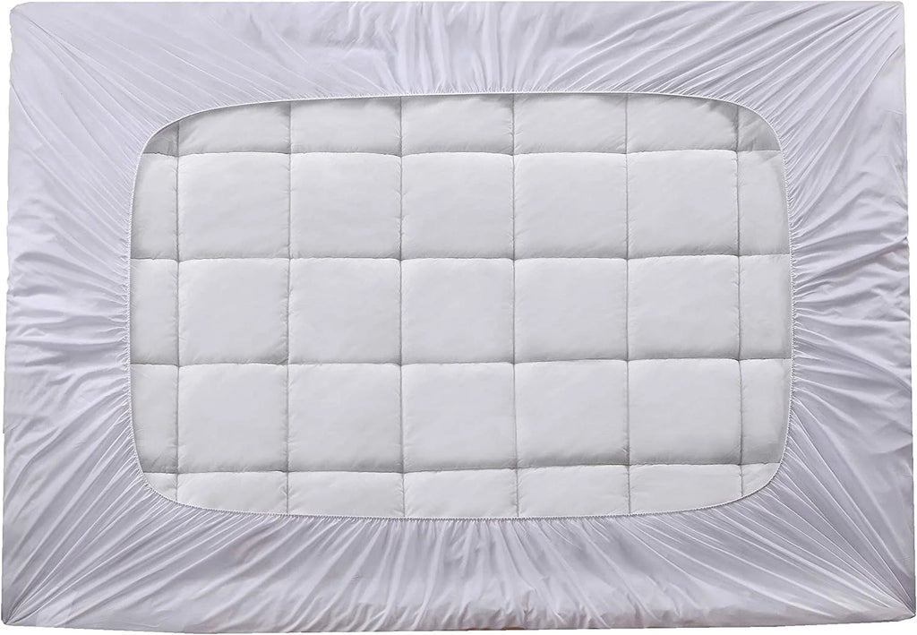 Green Full Bamboo Mattress Pad R143971