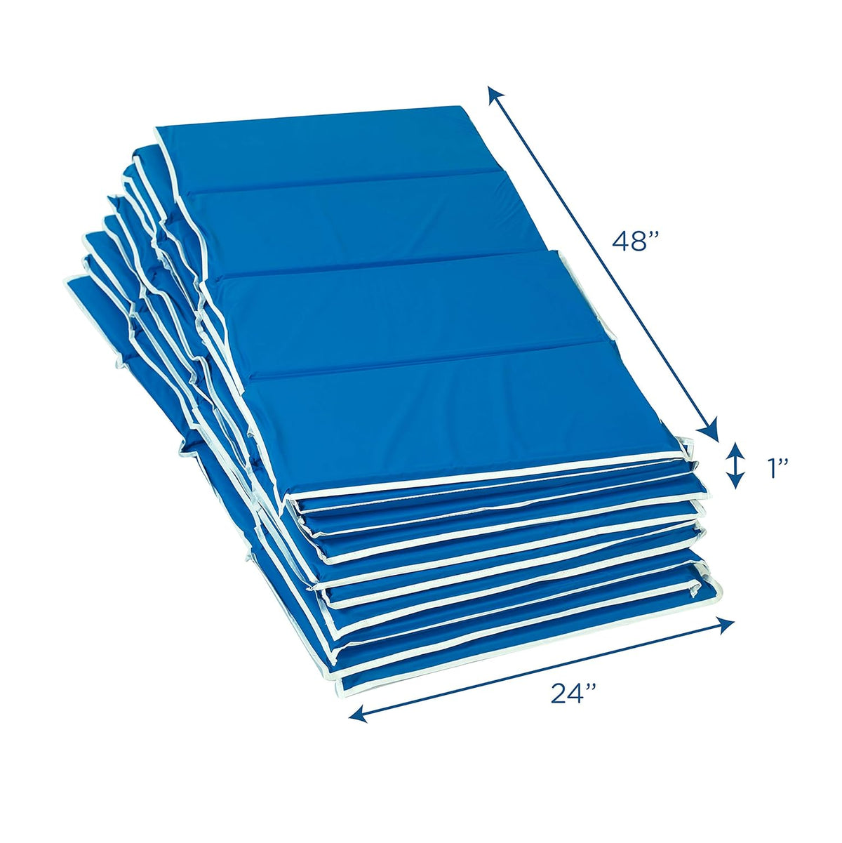 Blue 4-Fold Foam Rest Mat 10 Pack M9541