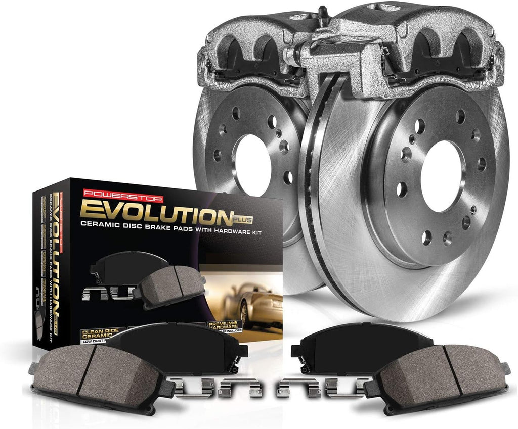1-Click OE Replacement Brake Kit with Calipers W736