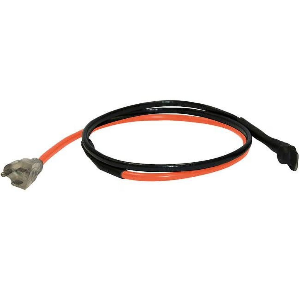 Black 30' Pipe Trace Cable with Stat and Plug Z43017