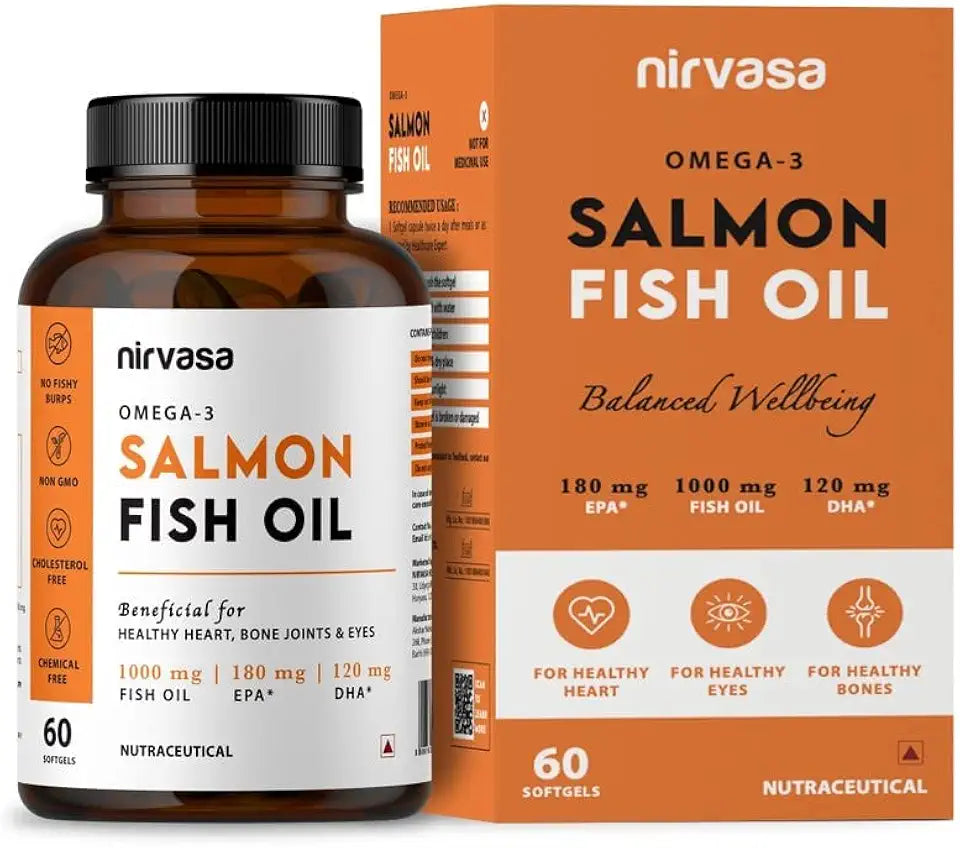 Omega 3 Fish Oil 1000mg 60 Softgels O211331