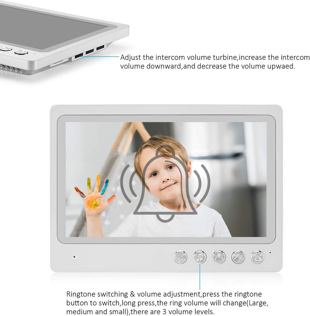 9 Inch Wired Video Intercom System with Night Vision B40343