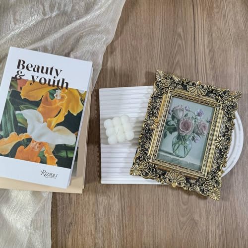 Black 8x10 Vintage Picture Frame with Glass Cover T180