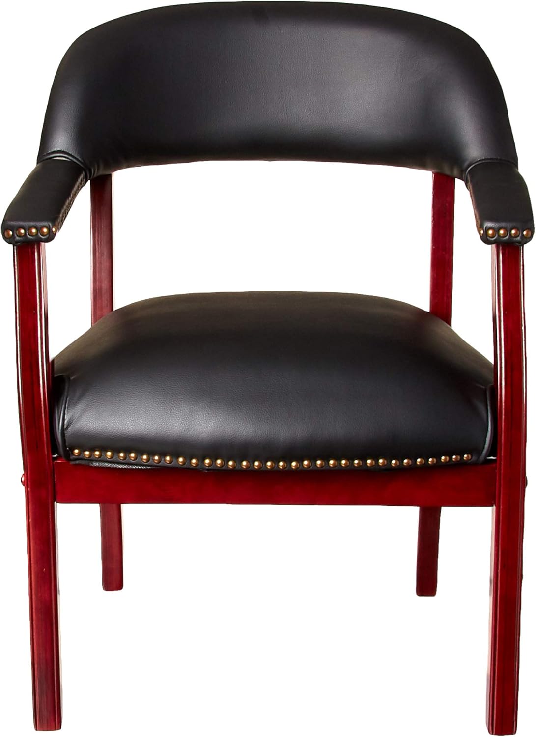 Black Vinyl Captain’s Chair E81843