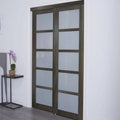 Glass Sliding Closet Doors with Installation Hardware Kit L284