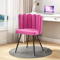 Dark Pink Velvet Accent Chair H709