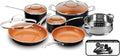 15-Piece Nonstick Titanium and Ceramic Cookware Set with Utensils Z5870