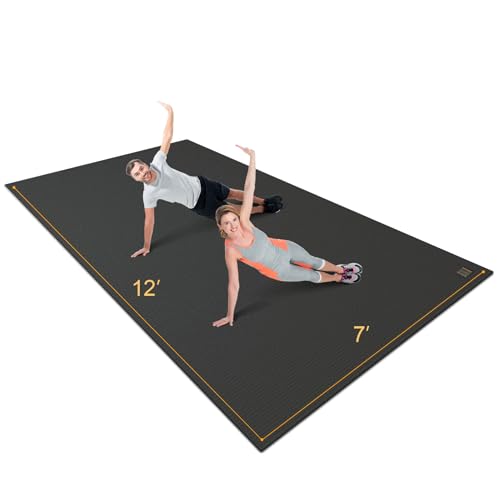 Extra Wide Large 7mm Thick Exercise Mat Z929078