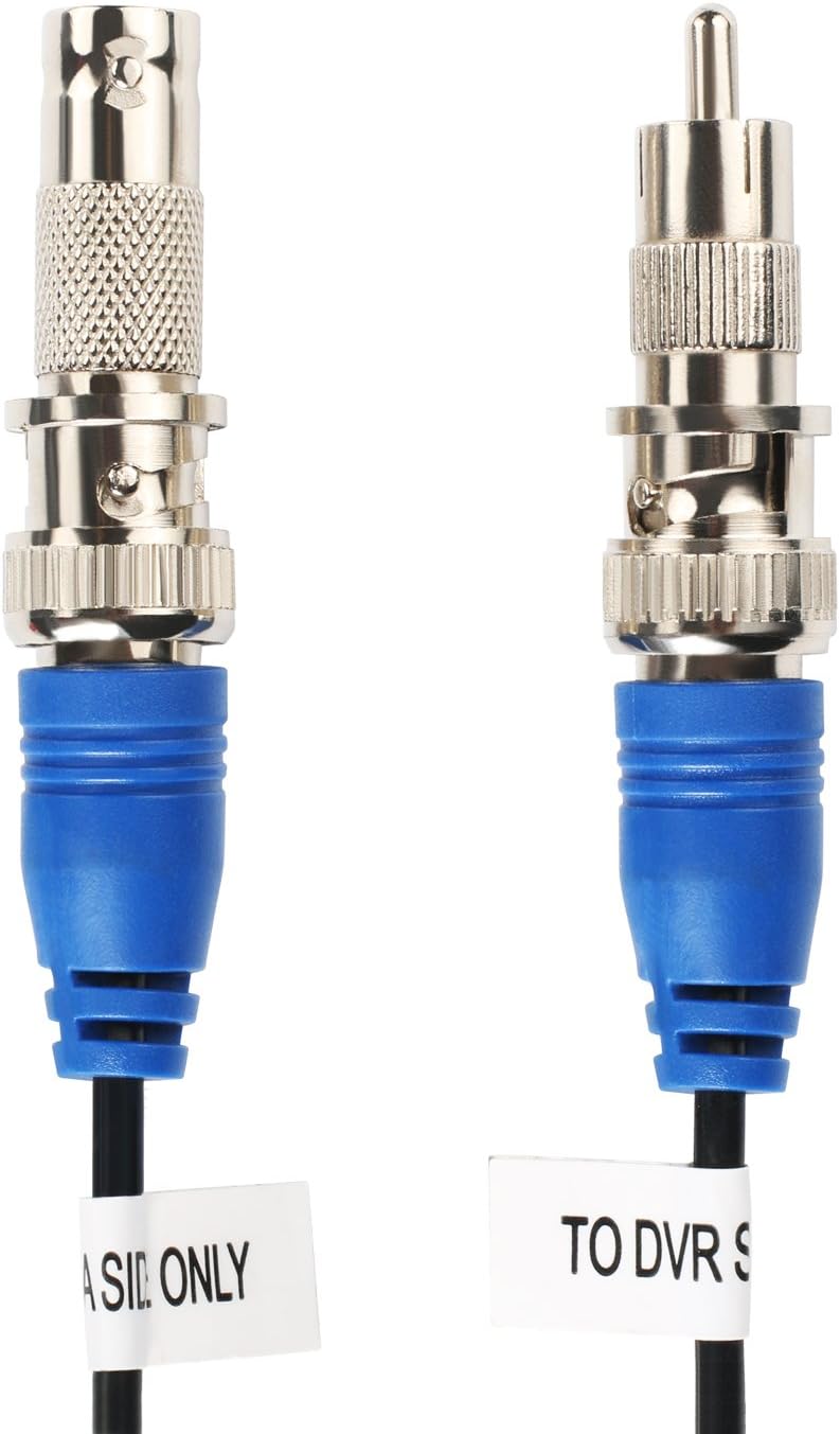 2Pack 50Feet BNC Video Power Cable for CCTV Security System with Connectors R555471