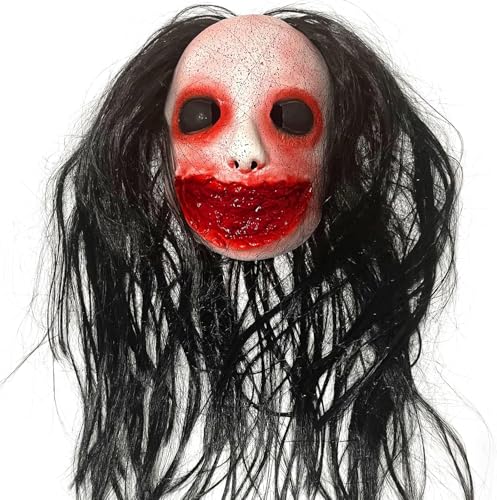 Halloween Mask and Giant Spider Web N210