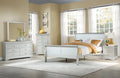 Eastern King 4pc Bedroom Set Panel Bed Dresser Mirror Nightstand F550167
