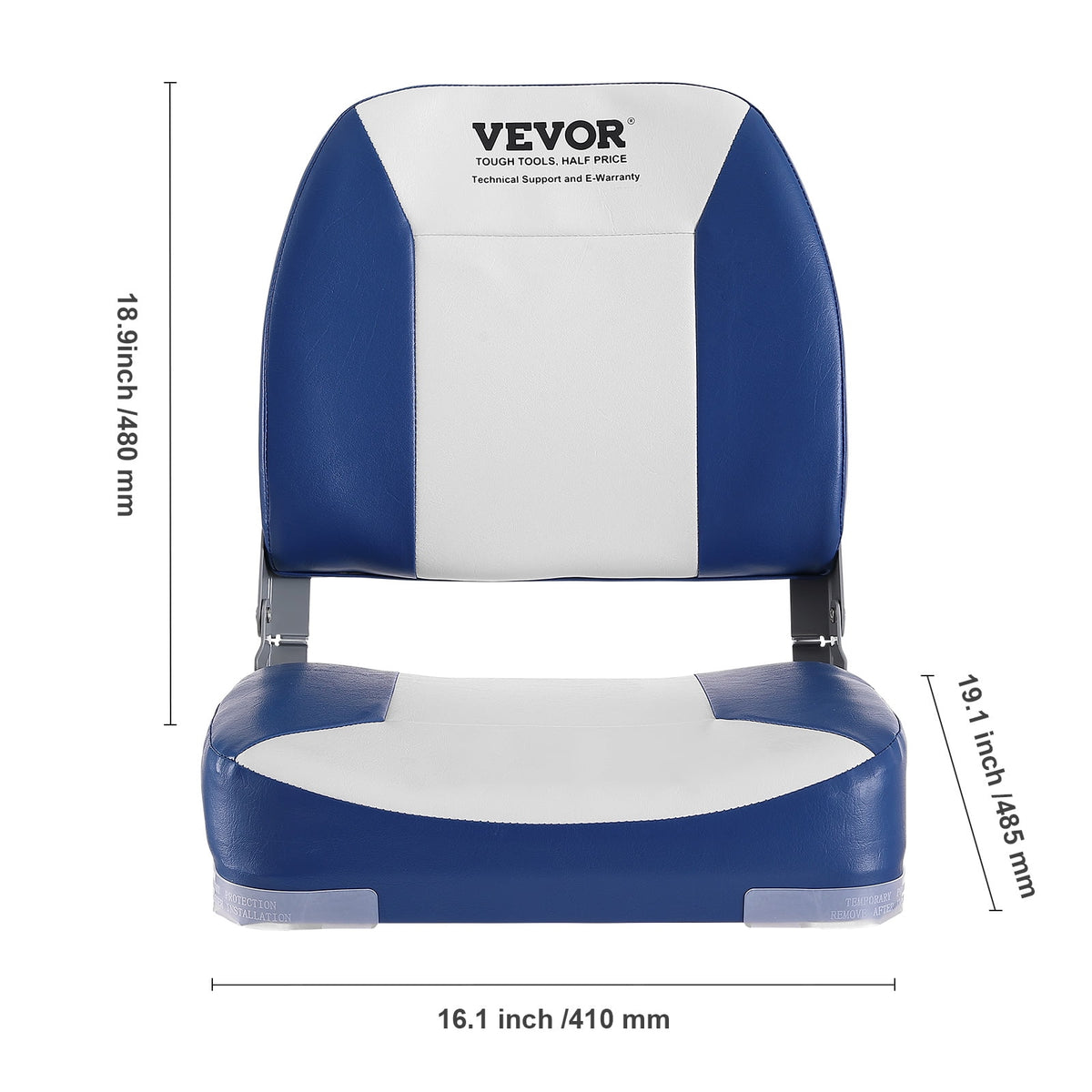 Low Back Fold-Down Fishing Boat Seat Chair K45026