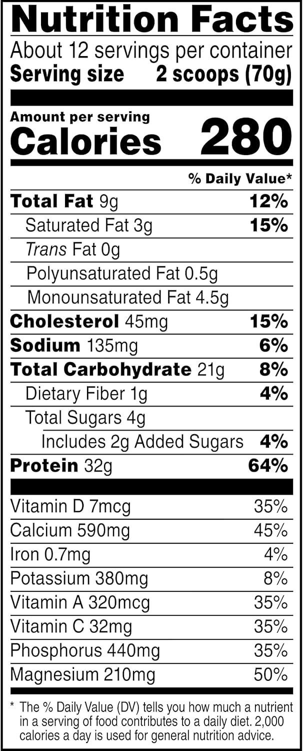 Banana Crème Protein Powder, 1.93 Pounds, 12 Servings X867053